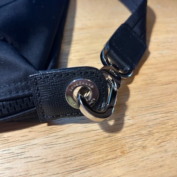 Authentic Womens Longchamp Paris Black Modele Depose Neo Crossbody Tote Handbag - Picture 14 of 16